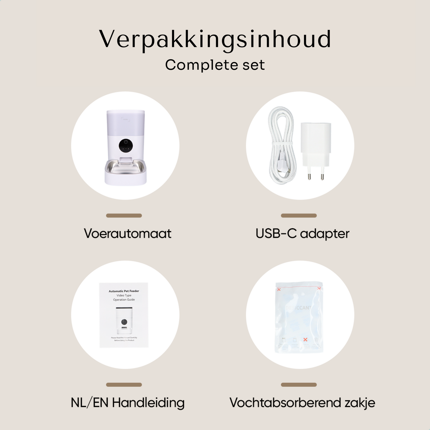 Voerautomaat PRO met full HD camera – enkele kom