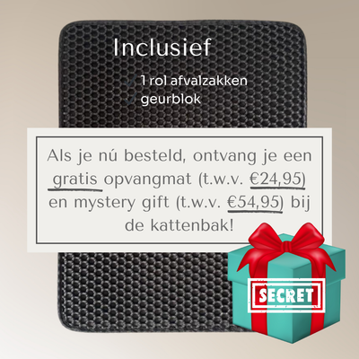 Slimme zelfreinigende kattenbak - Houtlook