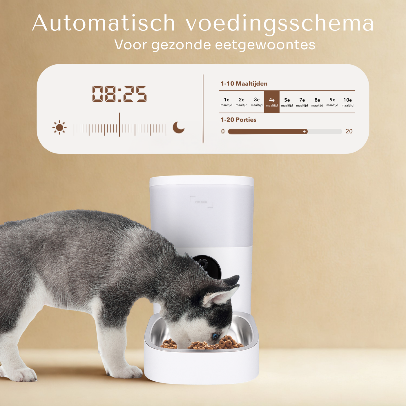 Voerautomaat PRO met full HD camera – enkele kom