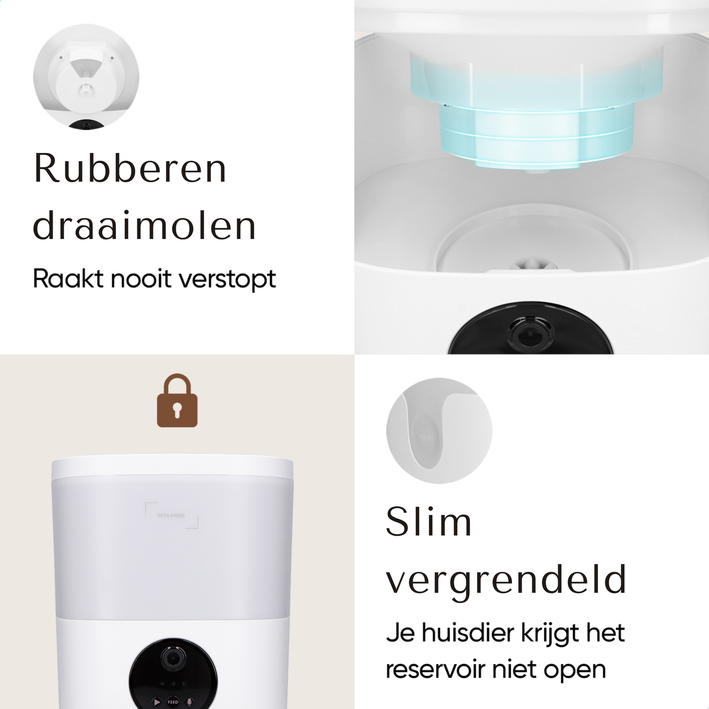 Voerautomaat PRO met full HD camera – enkele kom