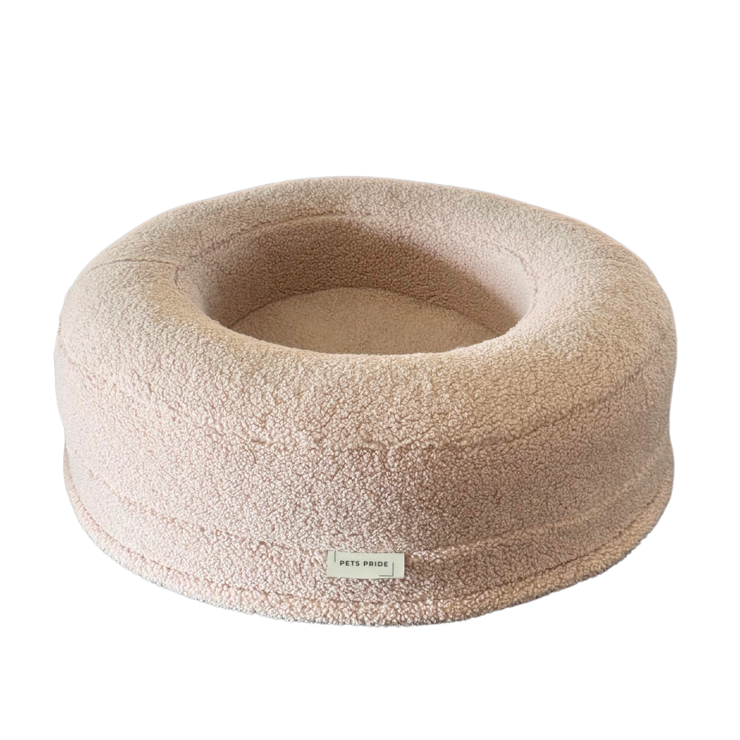 Kattenbed Bouclé Teddy - Latte