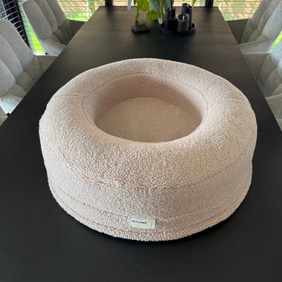 Kattenbed Bouclé Teddy - Latte (x 2)
